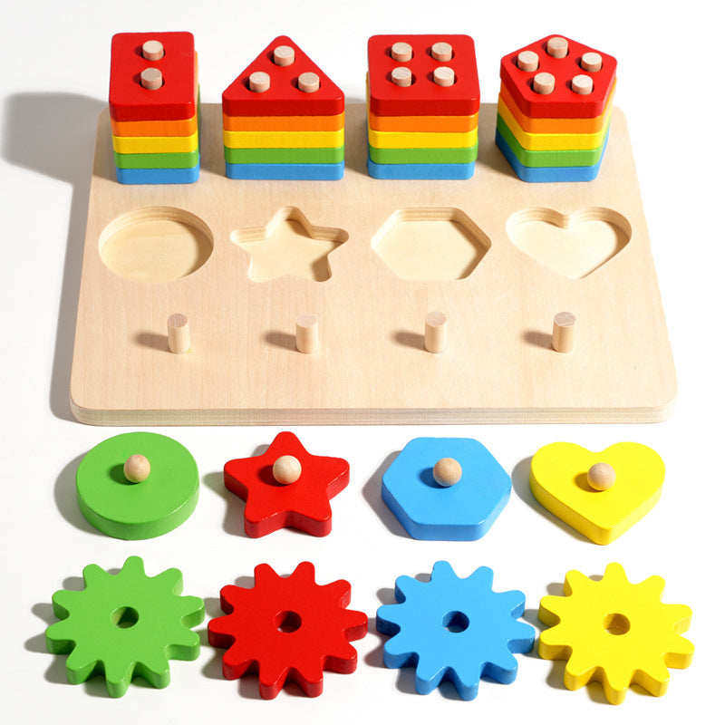 Geometric Matching Montessori Educational