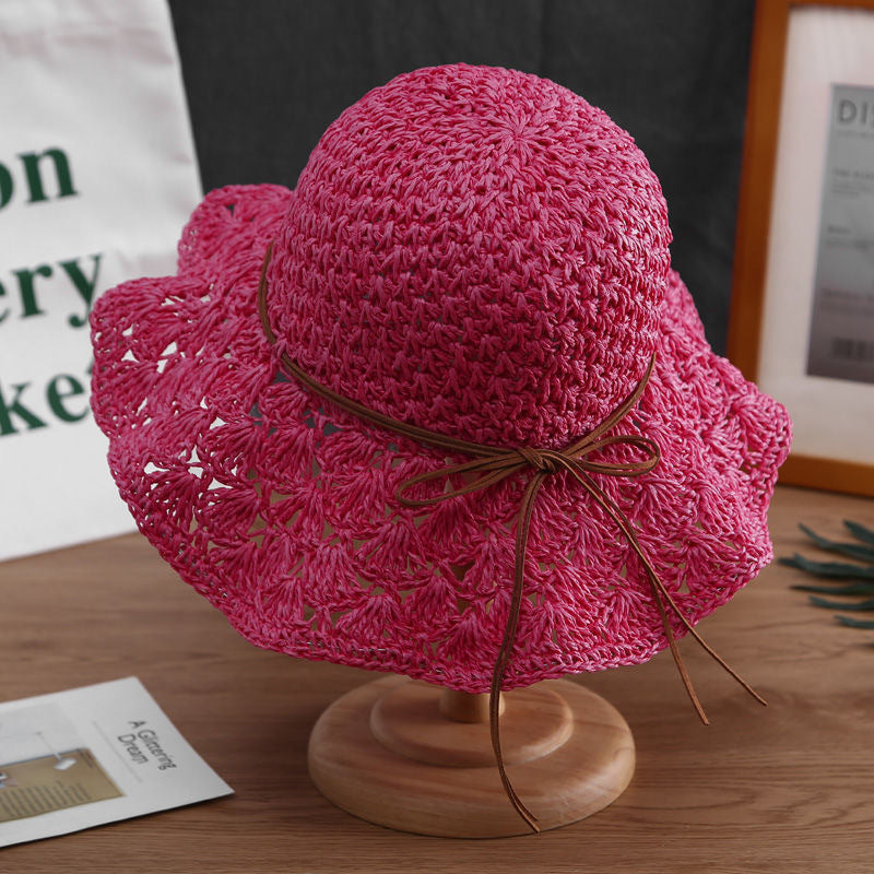 Wide Brim Straw Summer Hat