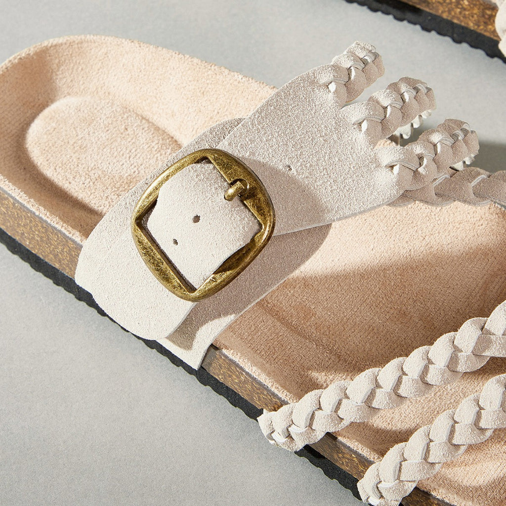 Woven Sandals with Suede Insoles
