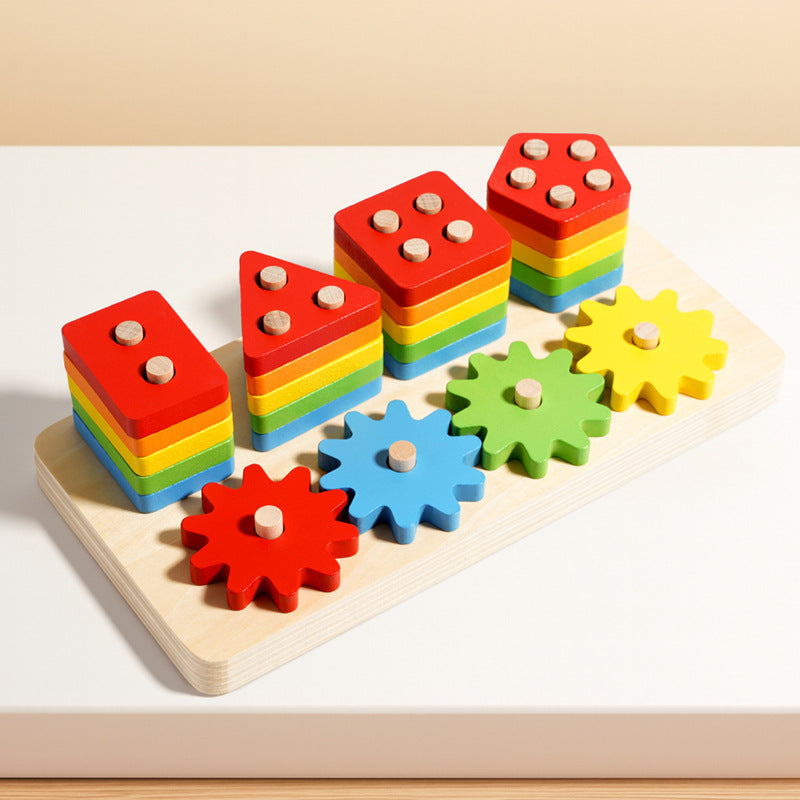 Geometric Matching Montessori Educational