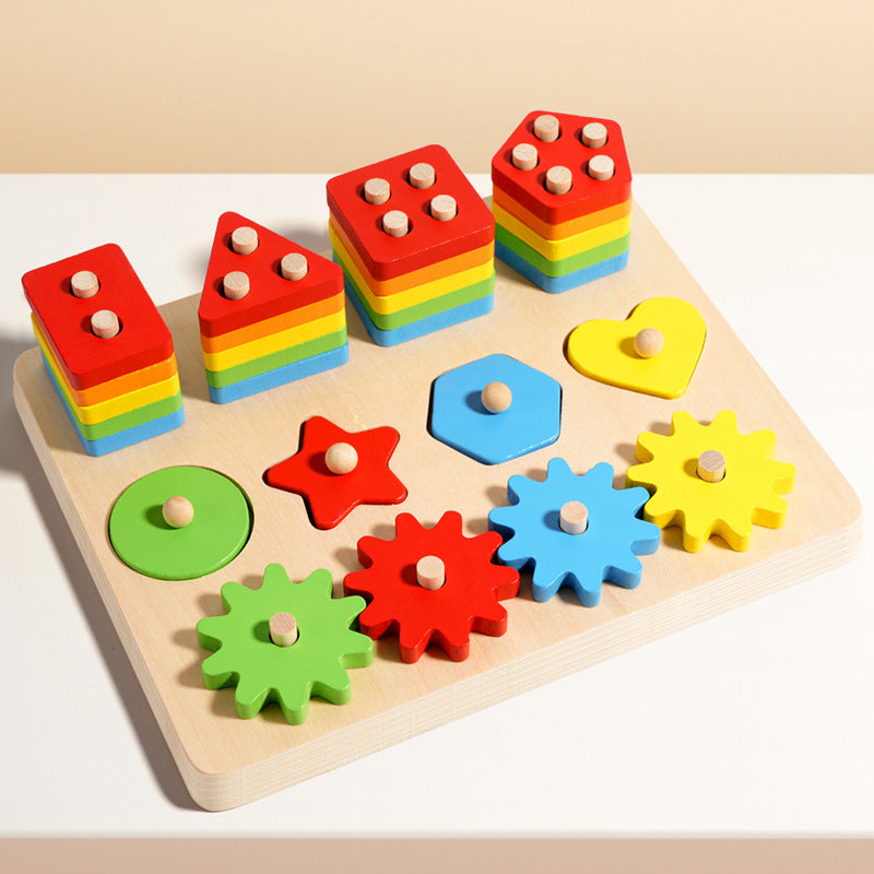 Geometric Matching Montessori Educational