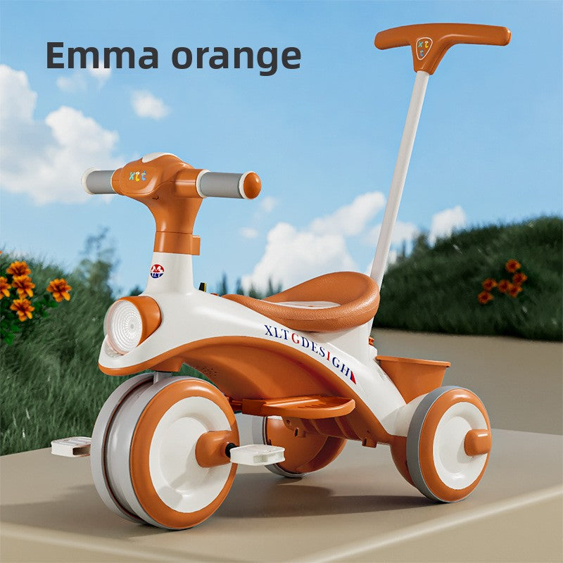 Adjustable Children Tricycle Stroller with Music Lights