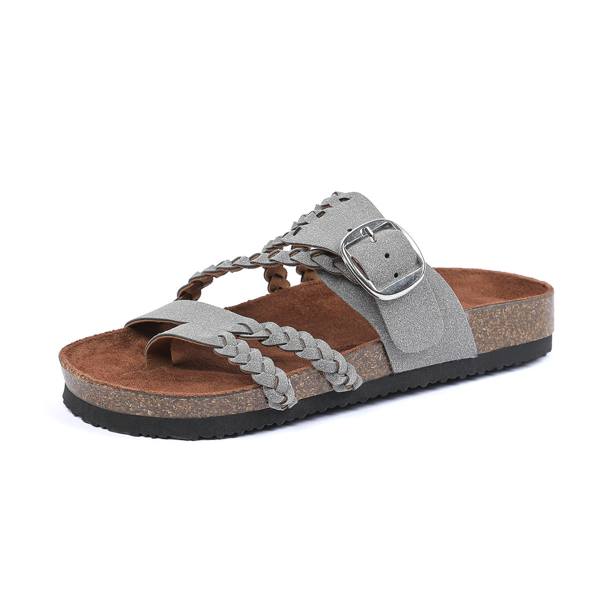 Woven Sandals with Suede Insoles