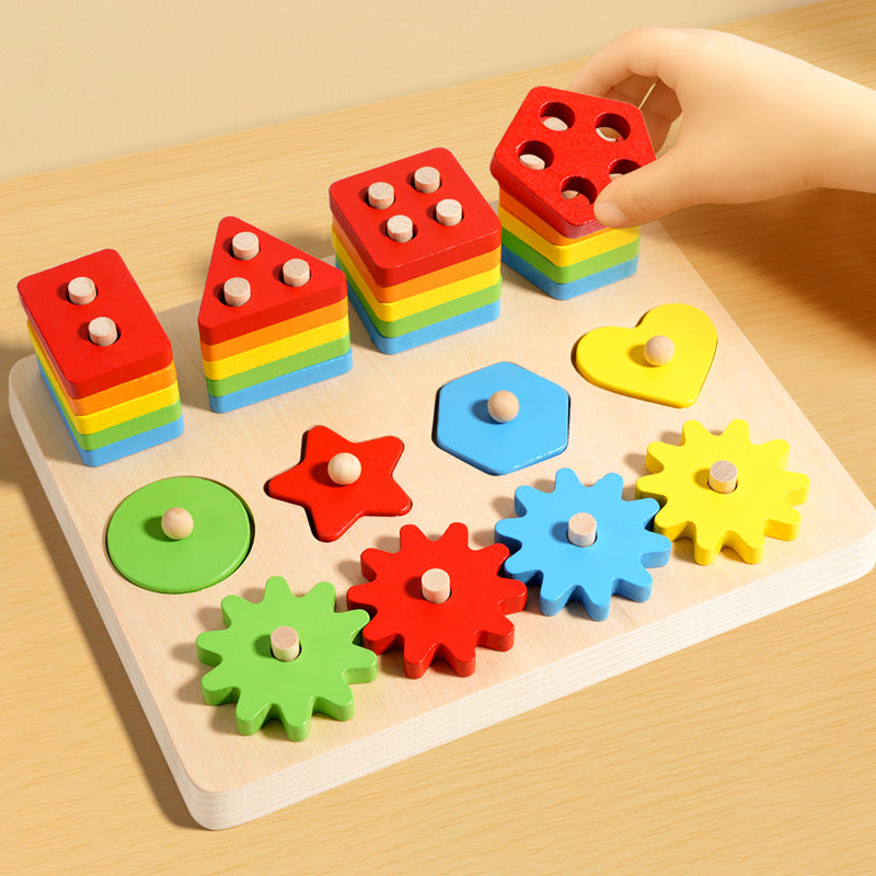 Geometric Matching Montessori Educational