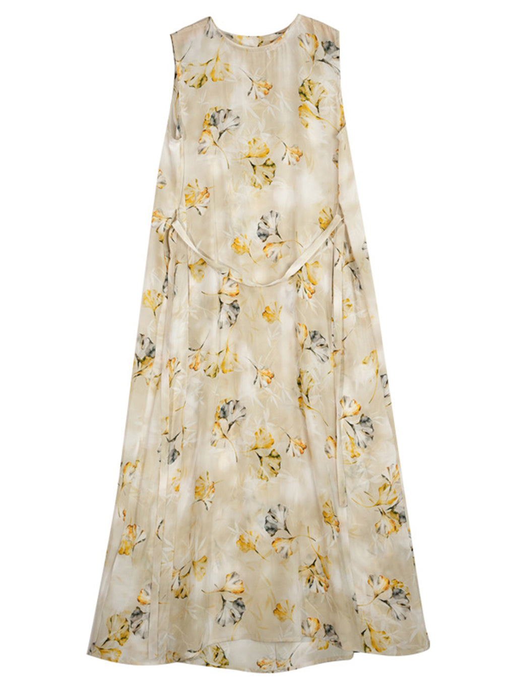 Mulberry Silk Floral Maxi Dress