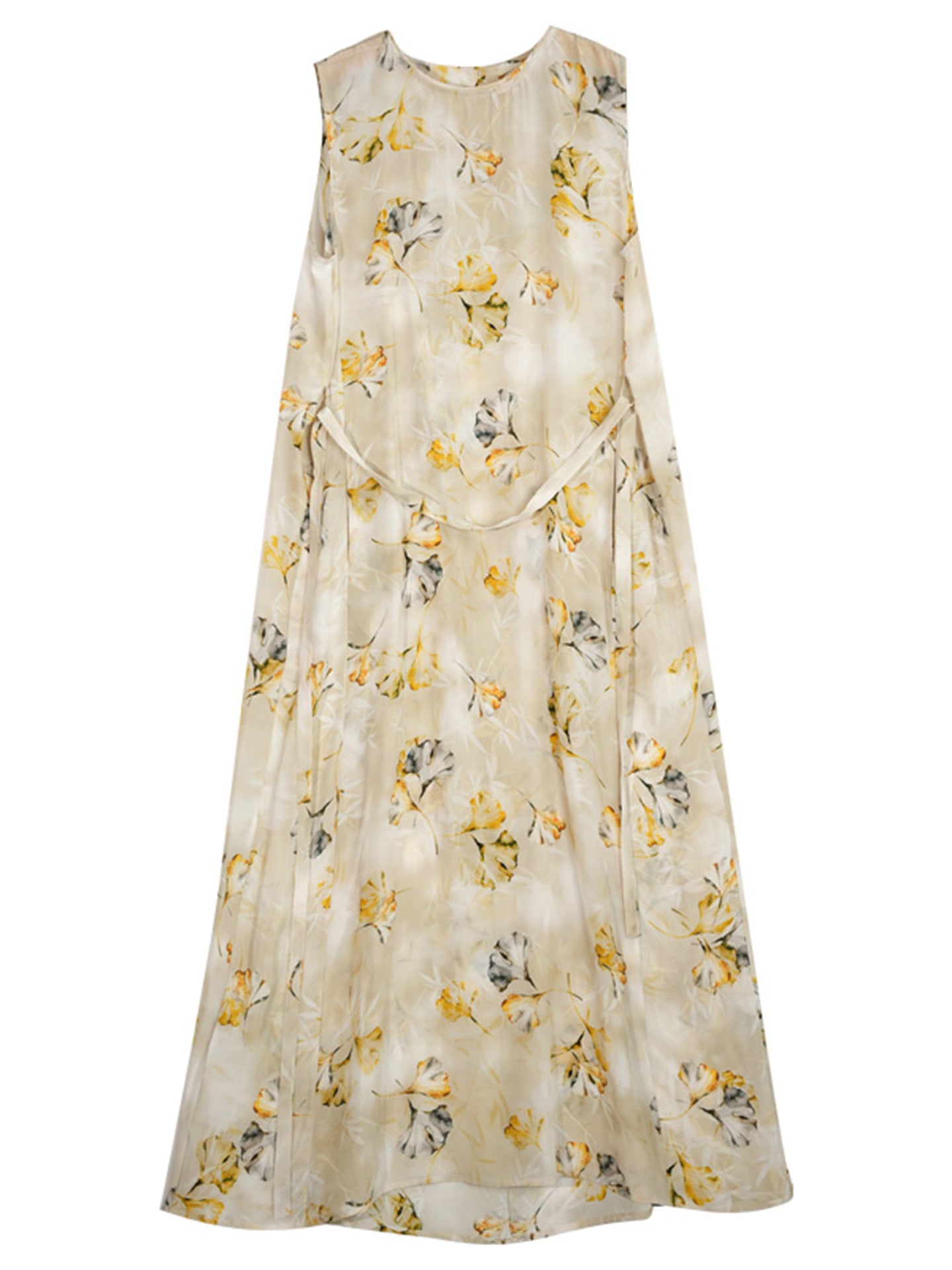 Mulberry Silk Floral Maxi Dress