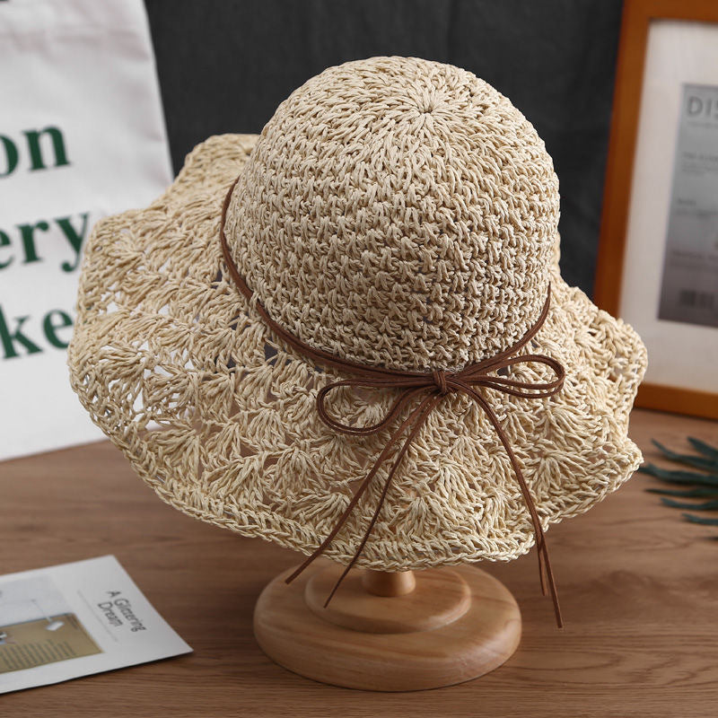 Wide Brim Straw Summer Hat