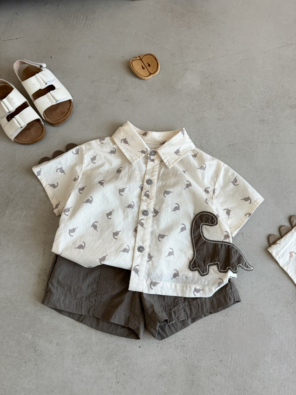 Gumi Bear Boys Printed Shirt and Shorts Set