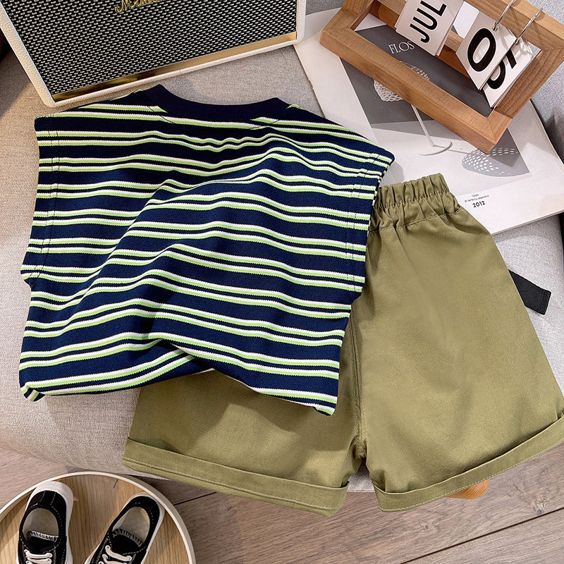 Green Boys' Summer Set