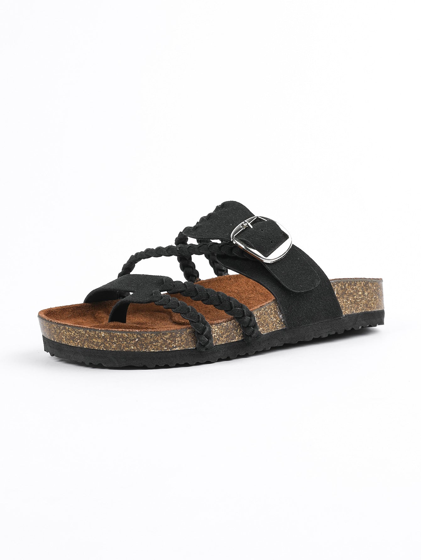 Woven Sandals with Suede Insoles