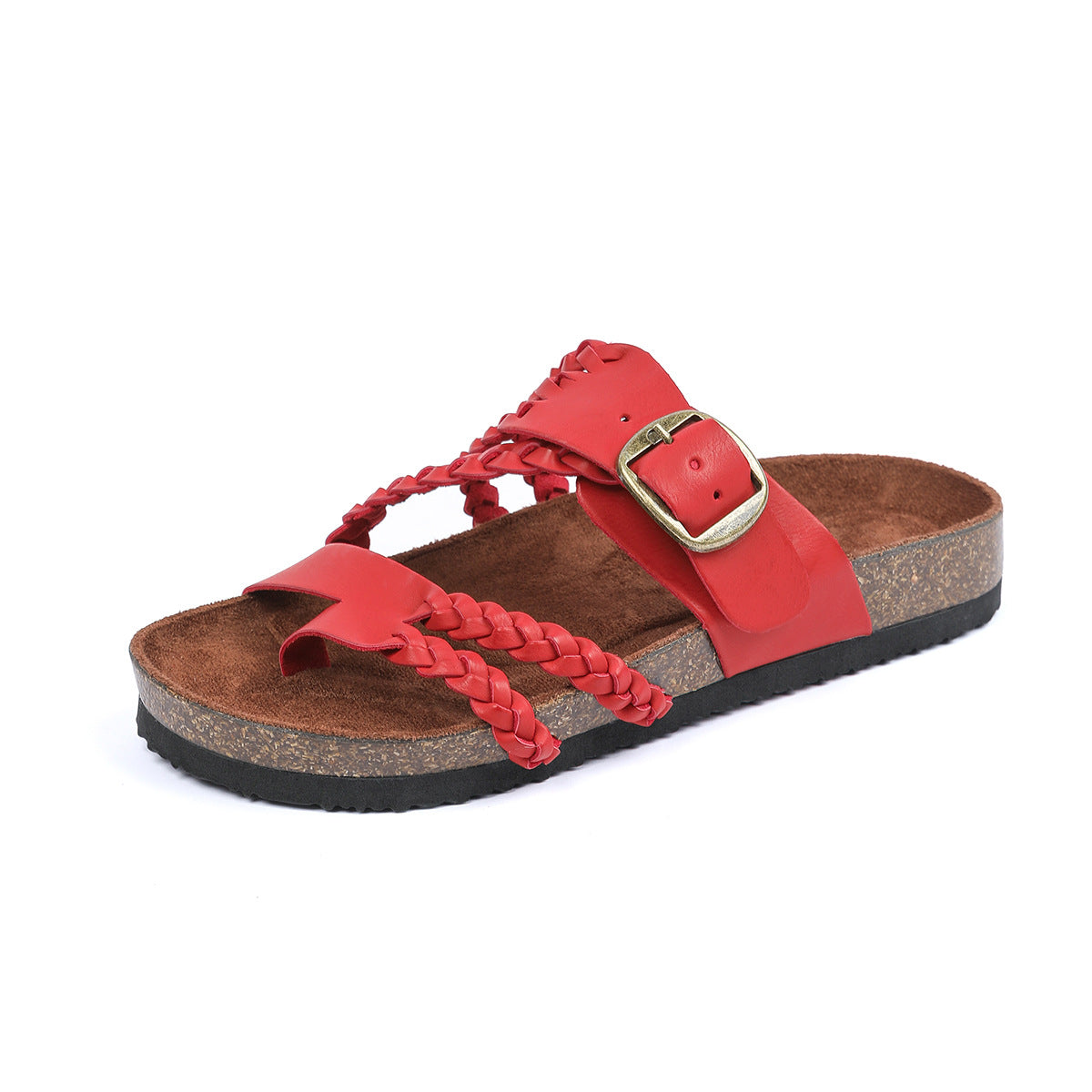 Woven Sandals with Suede Insoles
