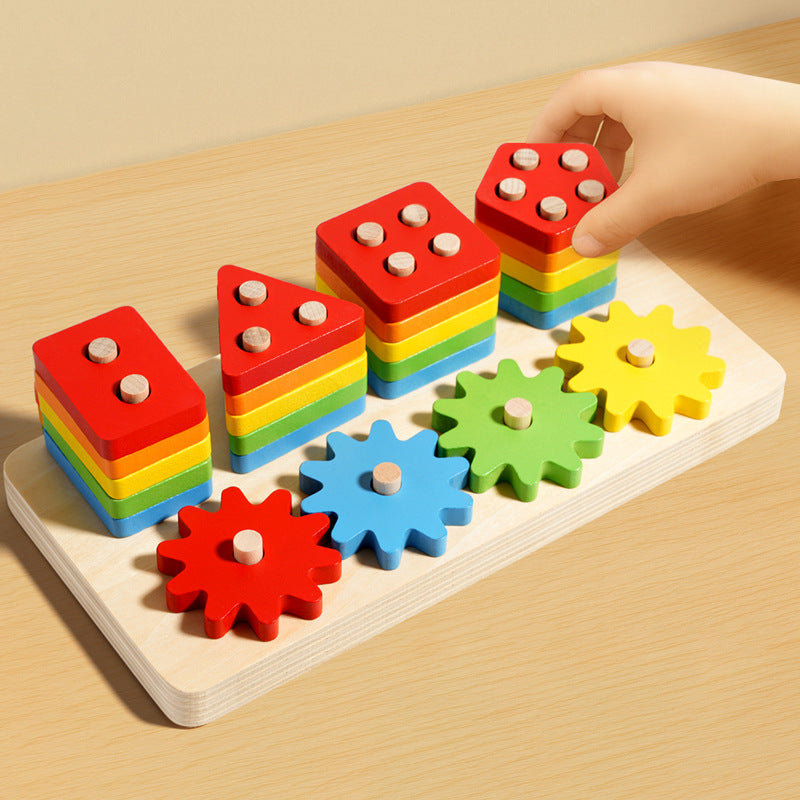 Geometric Matching Montessori Educational