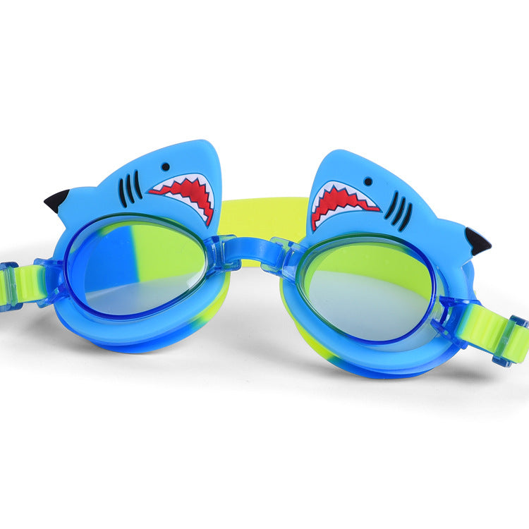 Children's Anti-Fog Swimming Goggles with Cartoon Designs
