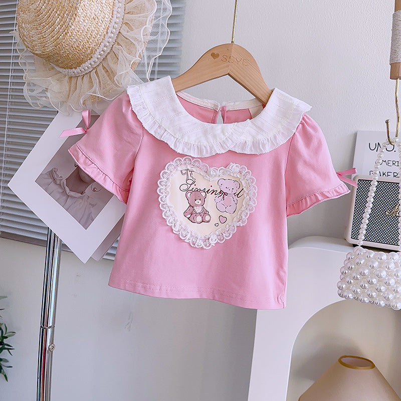 Girls Summer Pink Outfit