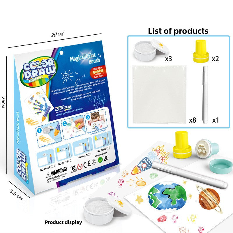 Children's paintbrush toy