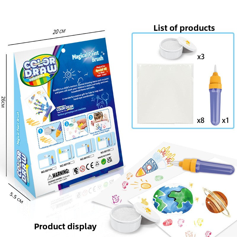 Children's paintbrush toy