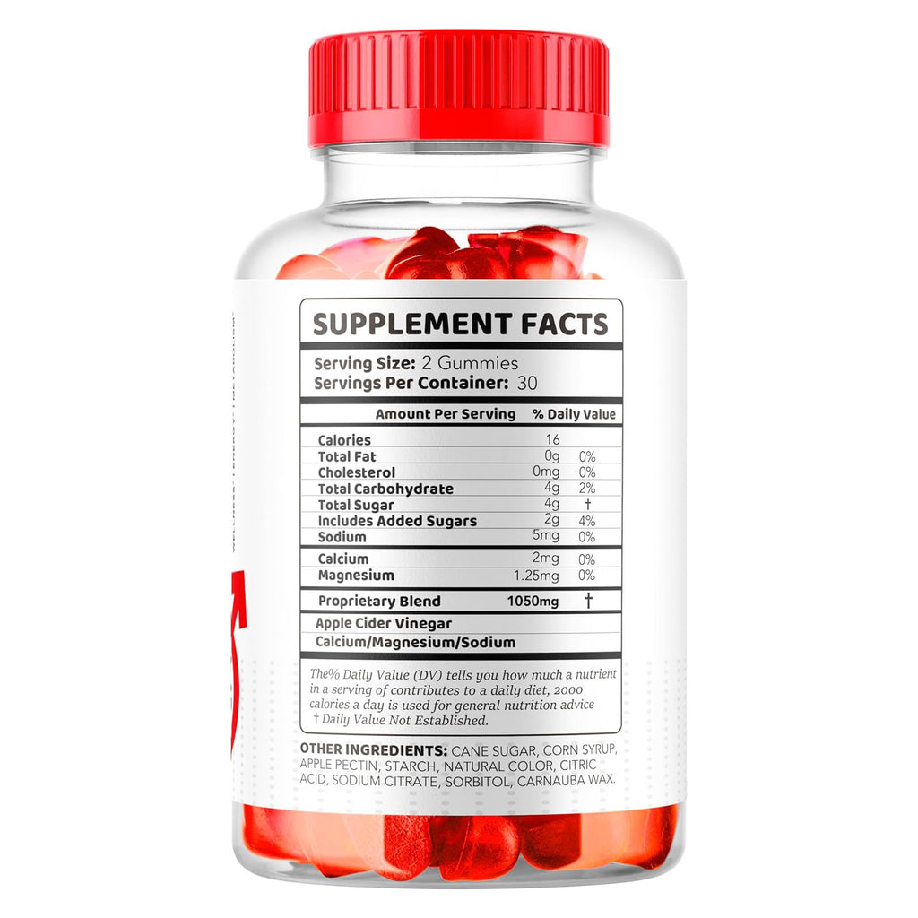 Apple Cider Vinegar Vitamin Gummies Dietary Supplement