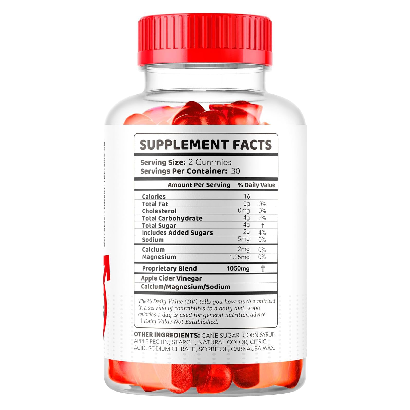Apple Cider Vinegar Vitamin Gummies Dietary Supplement