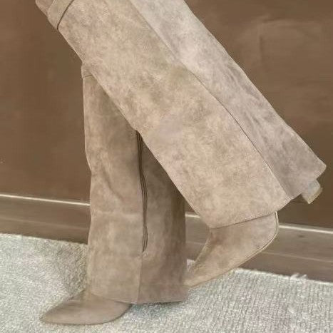 Pointed Toe High Shaft Boots