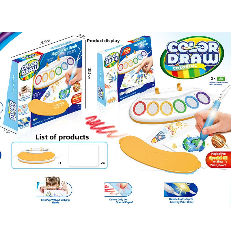 Children's paintbrush toy