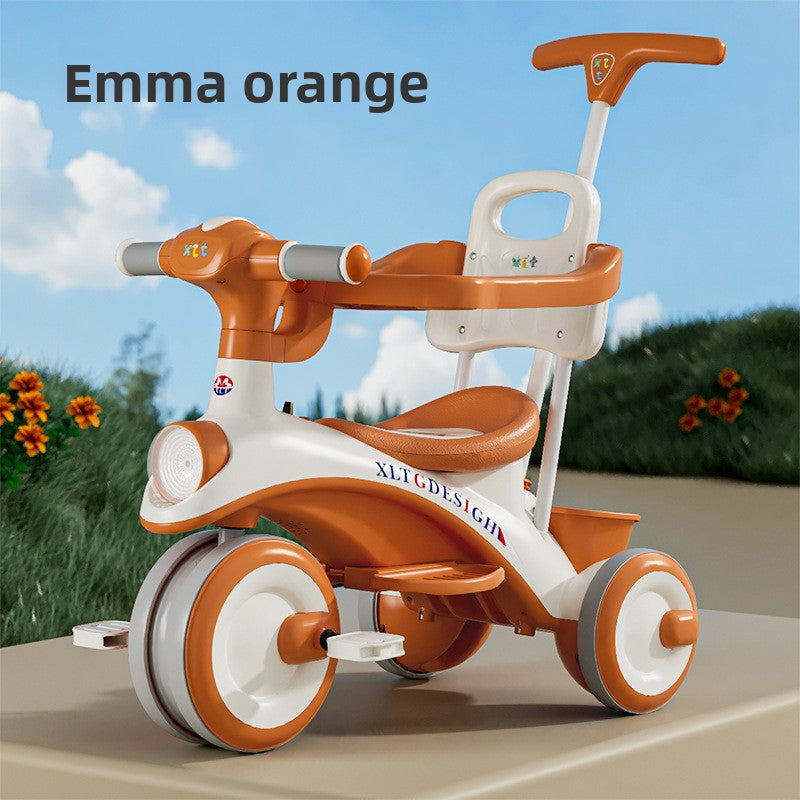 Adjustable Children Tricycle Stroller with Music Lights