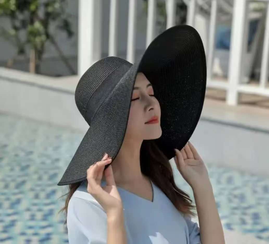 Large-brim sun hat