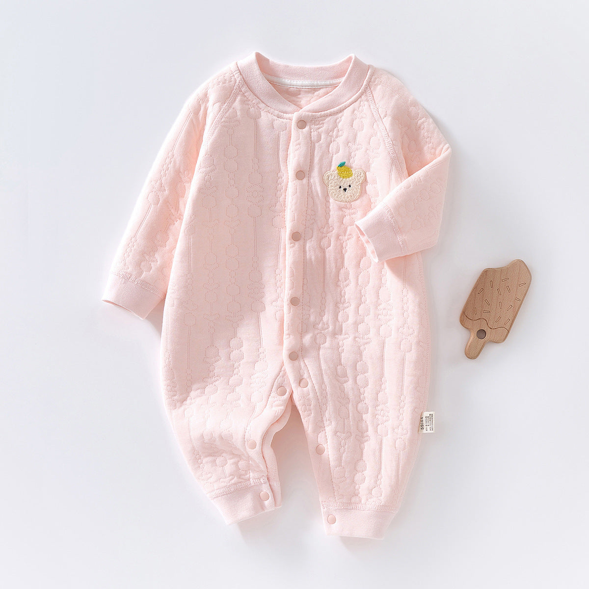 Baby Cotton-padded Jumpsuit Long Sleeve Romper