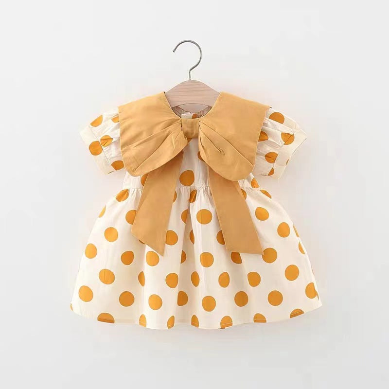 Girl Summer Dress with Beach Hat