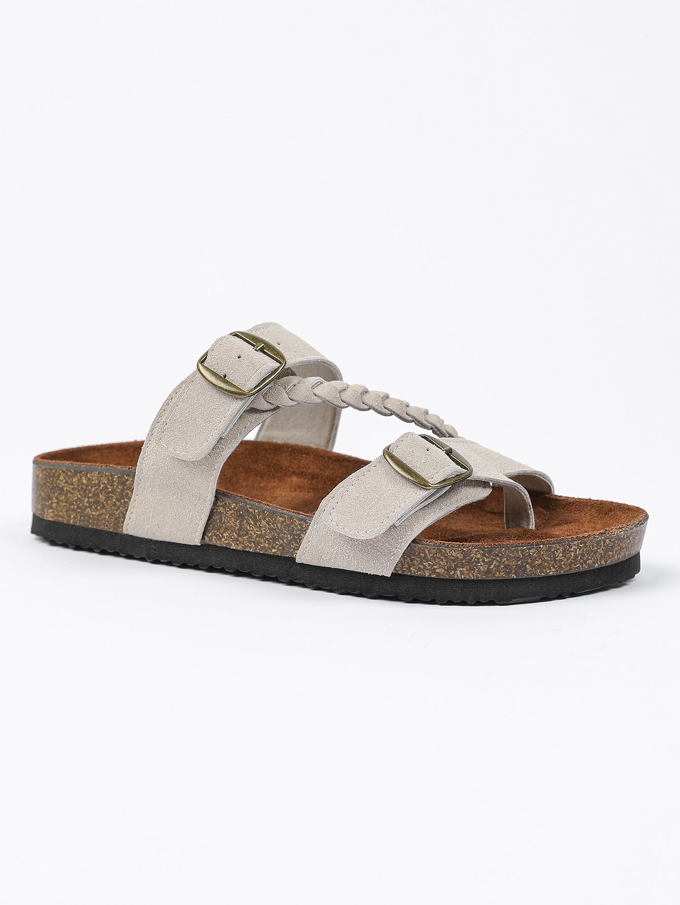 Woven Sandals with Suede Insoles