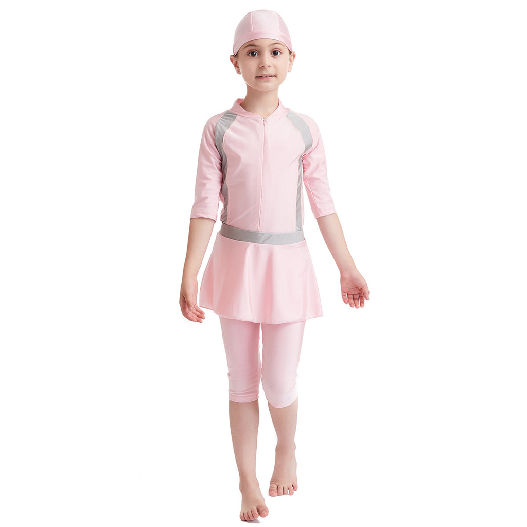 Girls' swimming suit set of three pieces