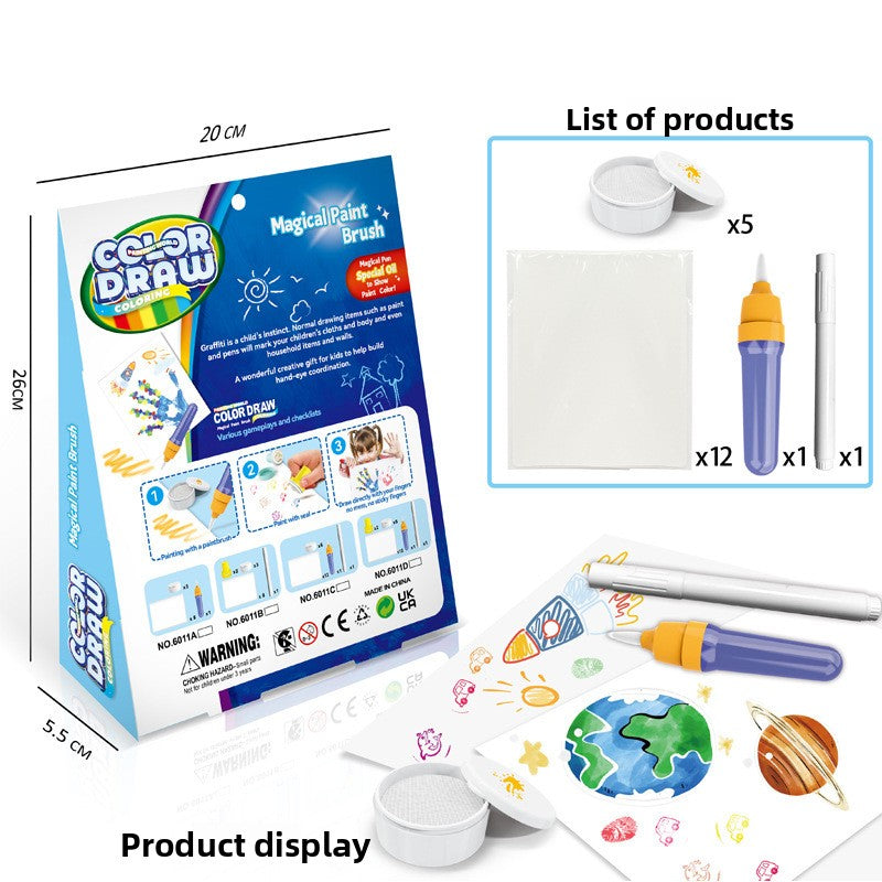 Children's paintbrush toy