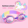 Children's Anti-Fog Swimming Goggles with Cartoon Designs