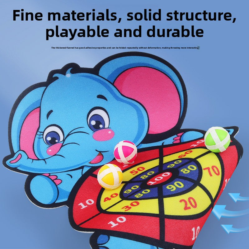 Elephant Sticky Ball Dart Board