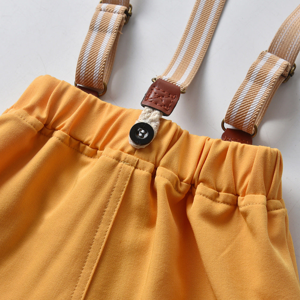 Boys Summer Short Sleeve Shirt and Shorts Set