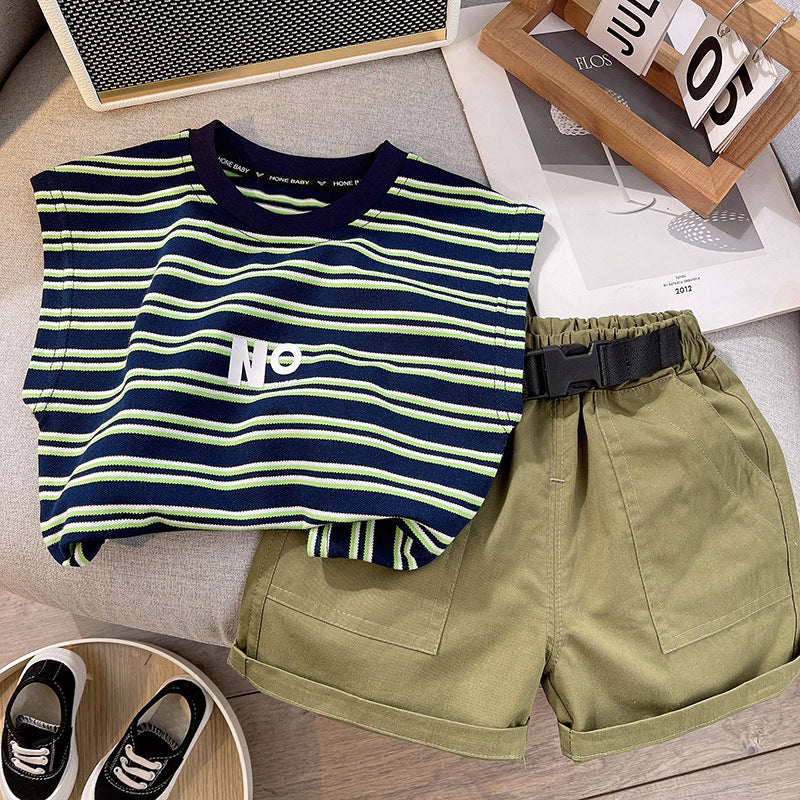 Green Boys' Summer Set