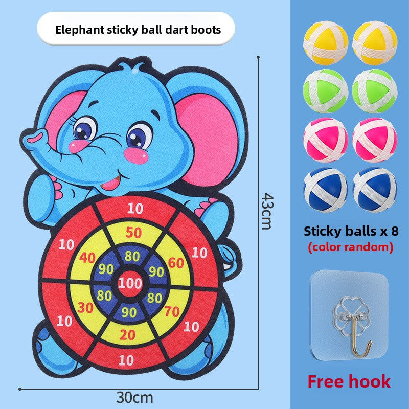 Elephant Sticky Ball Dart Board