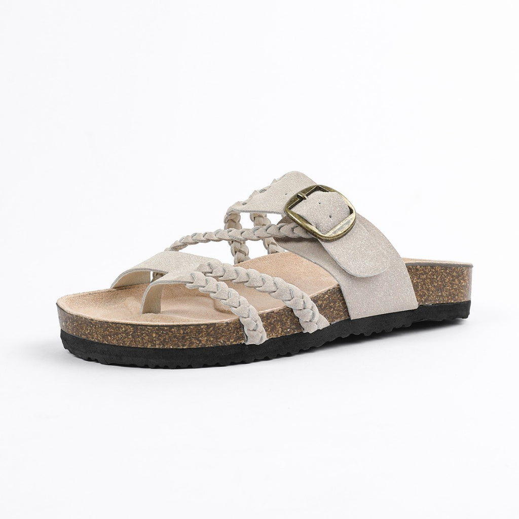 Woven Sandals with Suede Insoles