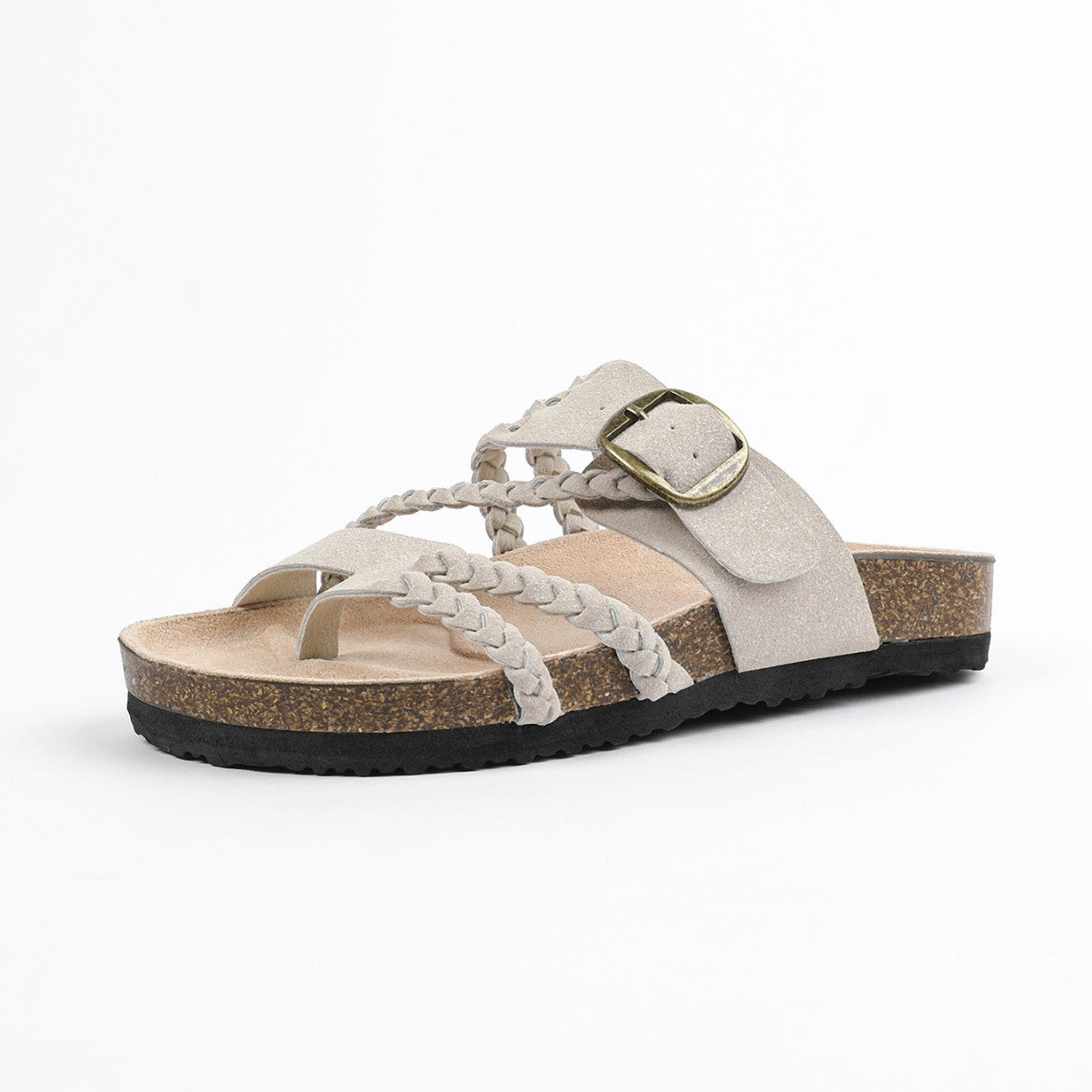 Woven Sandals with Suede Insoles