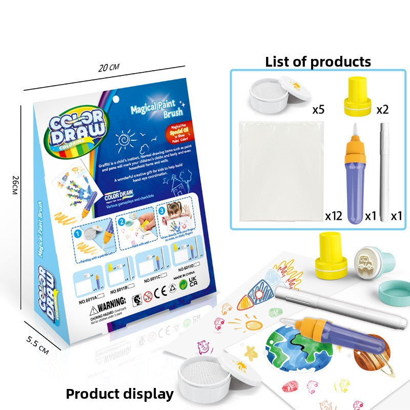 Children's paintbrush toy