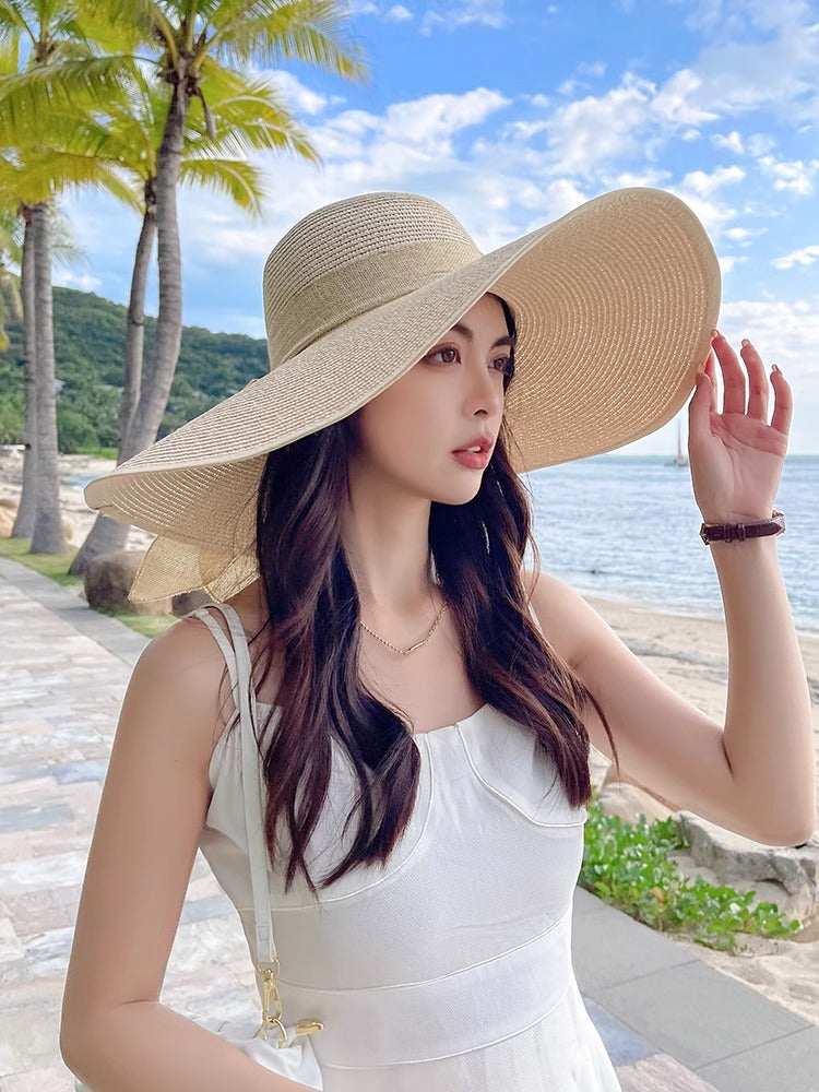 Large-brim sun hat