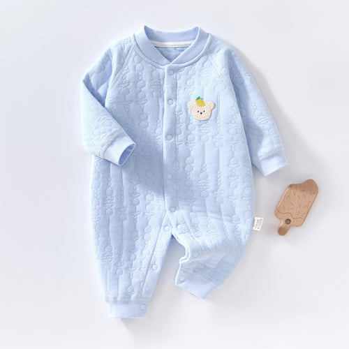Baby Cotton-padded Jumpsuit Long Sleeve Romper