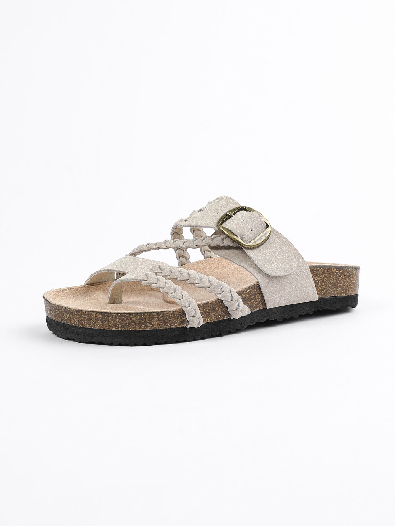 Woven Sandals with Suede Insoles