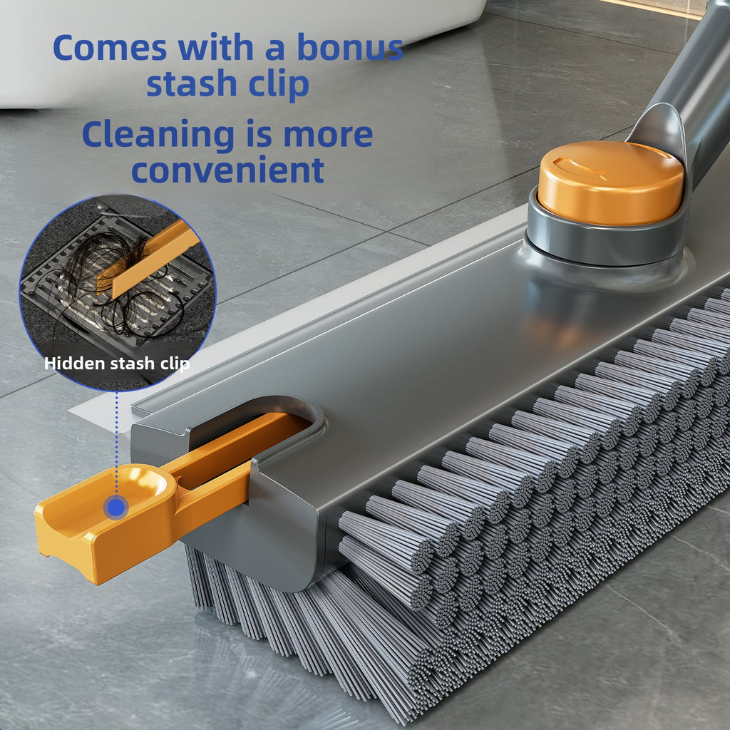 Hard Bristle Scrub Brush with squidgy