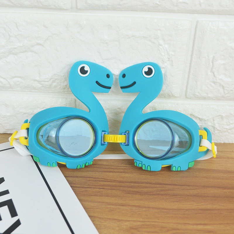Children's Anti-Fog Swimming Goggles with Cartoon Designs
