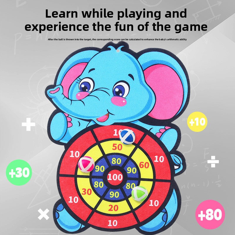 Elephant Sticky Ball Dart Board