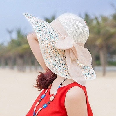 Large-brim sun hat