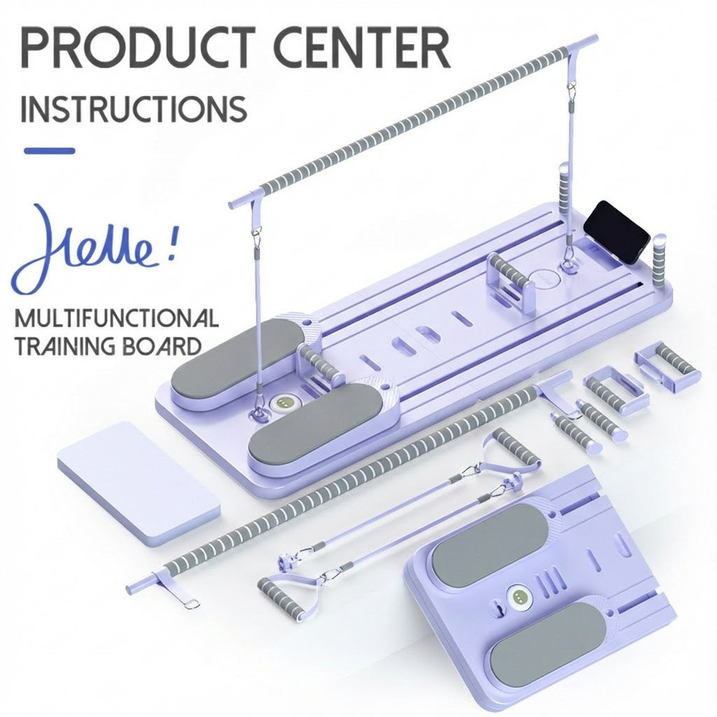 Multi Functional Foldable Fitness Pilates Board
