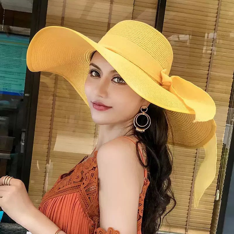 Large-brim sun hat