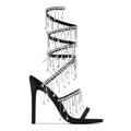 Hanging Rhinestones High Heel