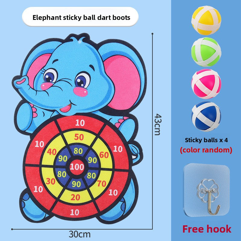 Elephant Sticky Ball Dart Board